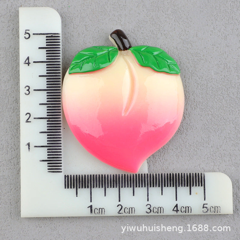 Wholesale 50pcs DIY Watermelon Strawberry Pineapple Fruit Homemade Cream Glue Resin Hole Shoe Patch FlatBack