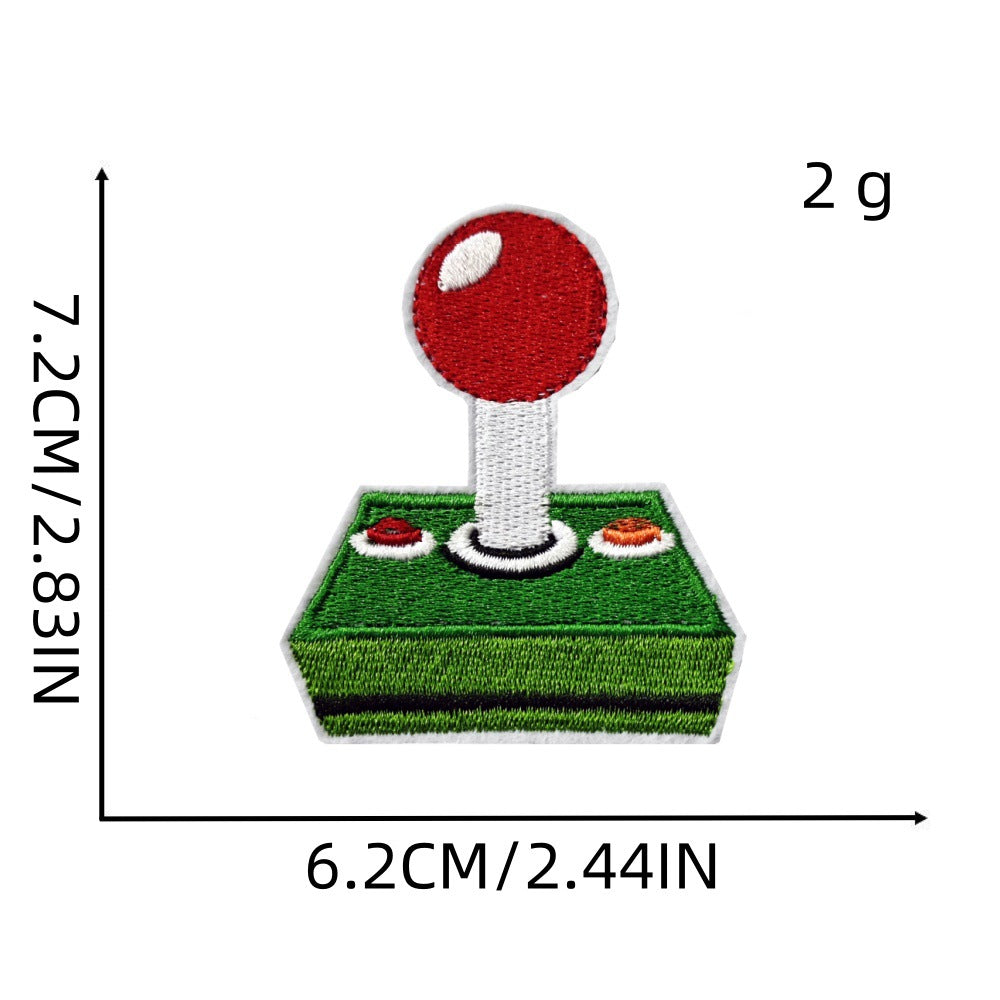 Wholesale Cartoon Game Embroidered Patches Decorative Fashion Accessory For Kids Clothing