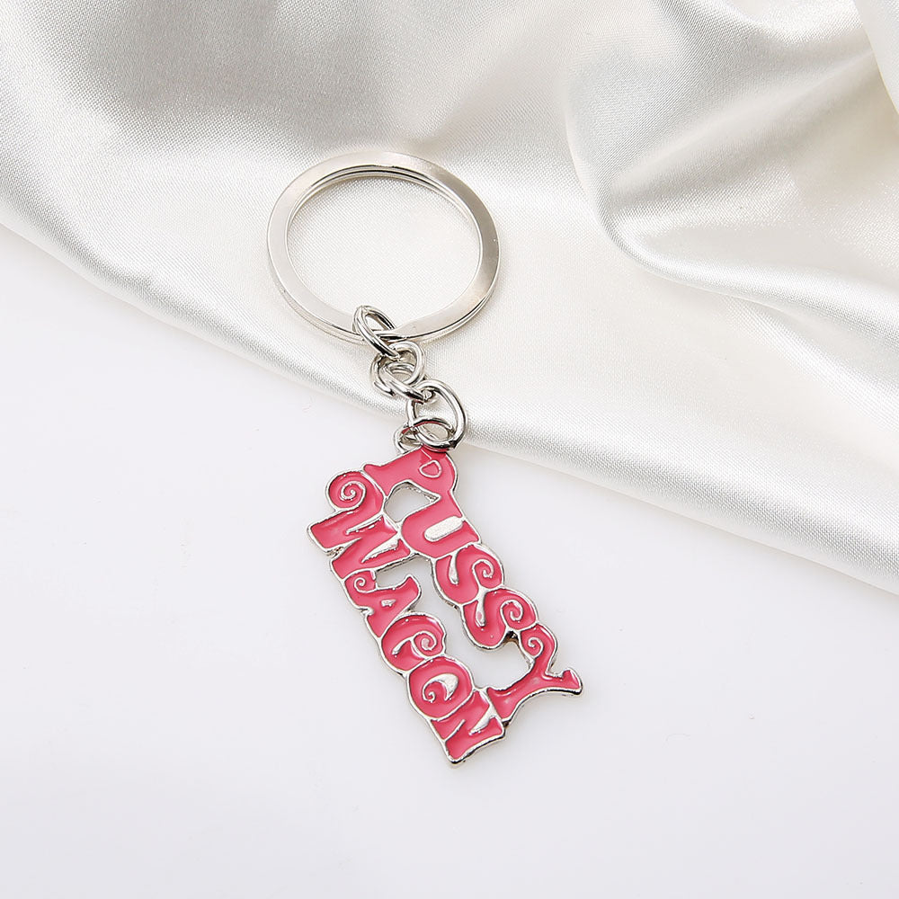 Wholesale Stainless Steel Pussy Wagon Key Ring