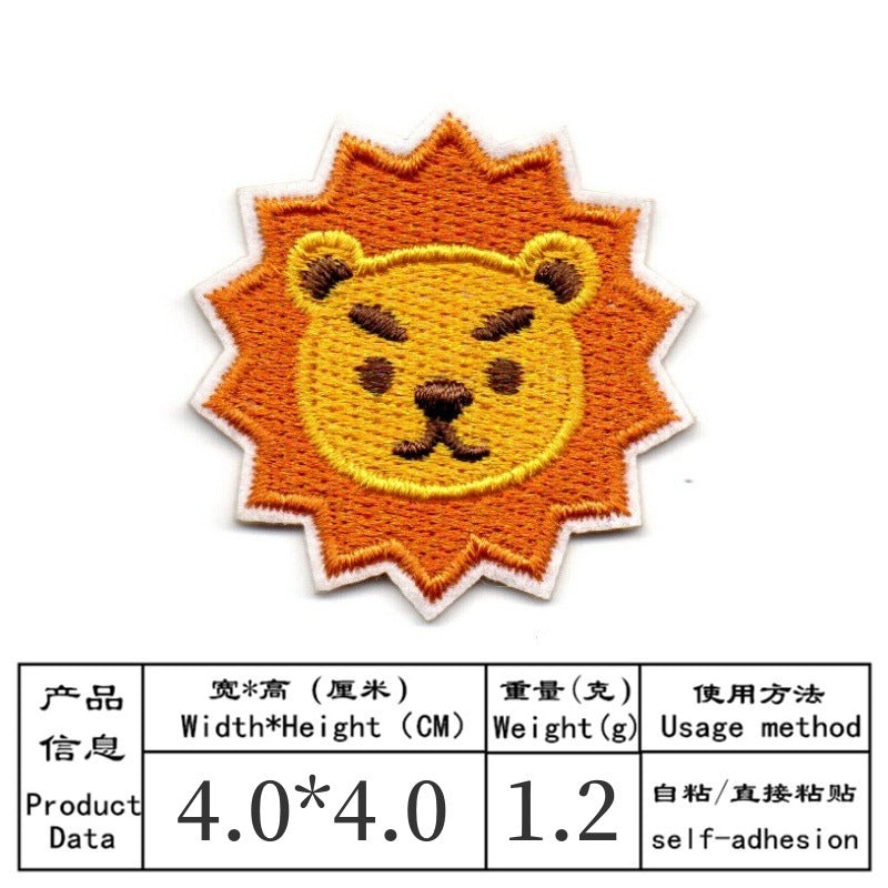 Wholesale Cartoon Cute Animal Embroidery DIY Patches