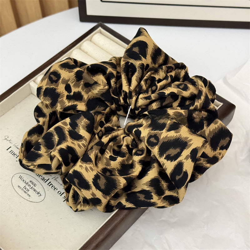Wholesale Retro Leopard Print Sponge Hair Hoop Fashion All-match Headband Hair Ring
