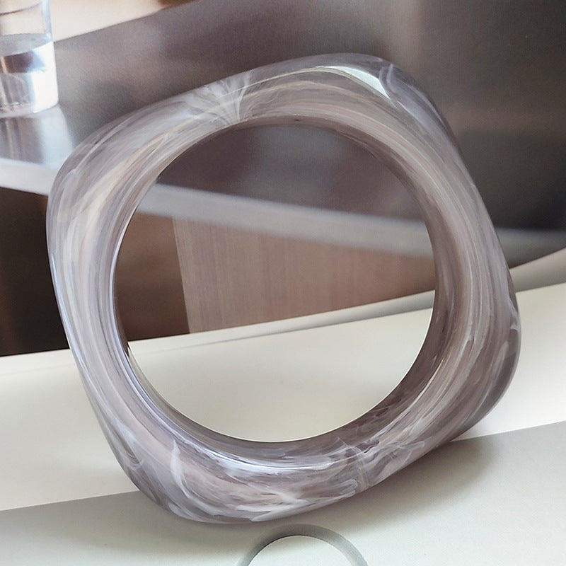 Pulsera acrílica de estilo francés al por mayor