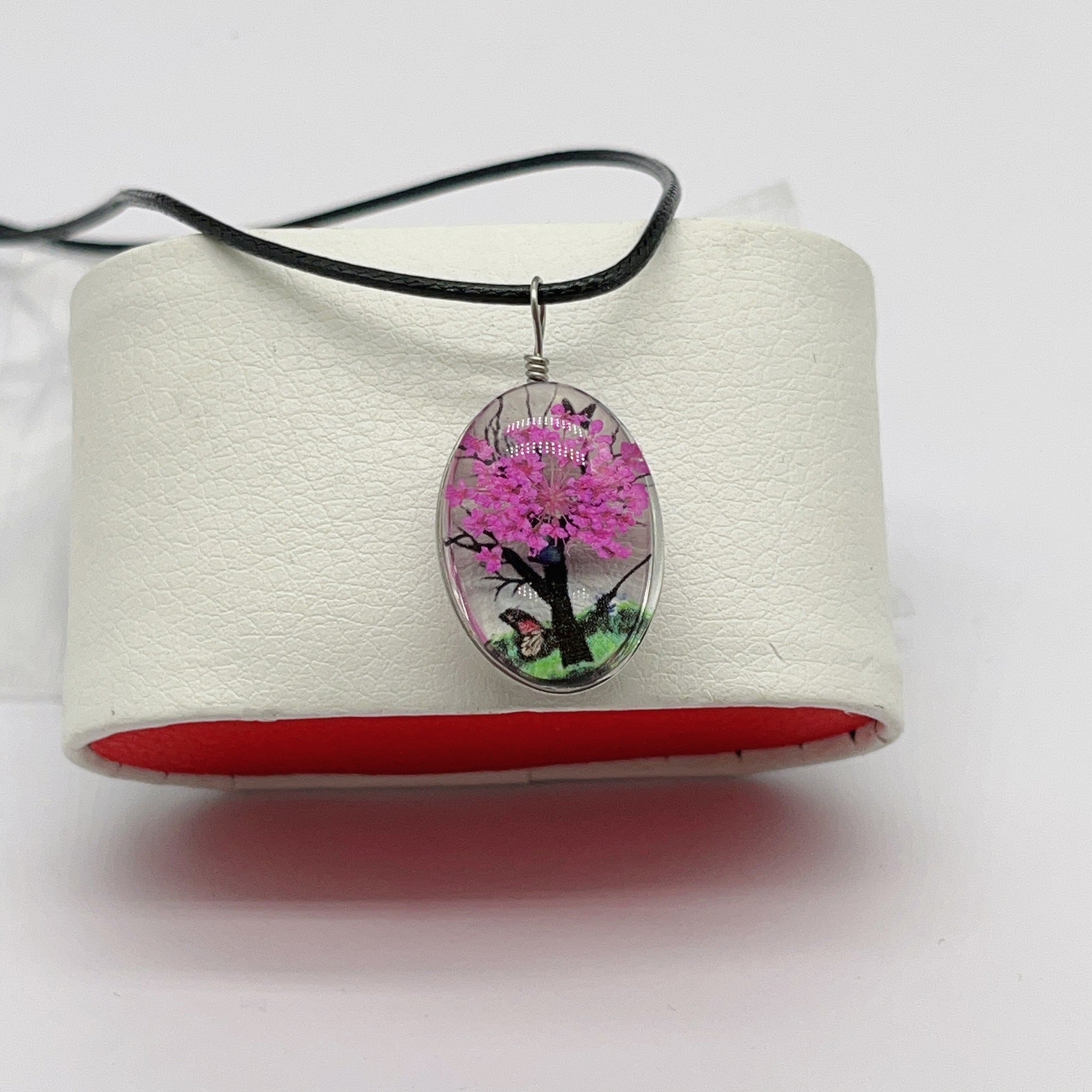 Wholesale Gypsophila Dry Flower Necklace Life Tree Plant Necklace