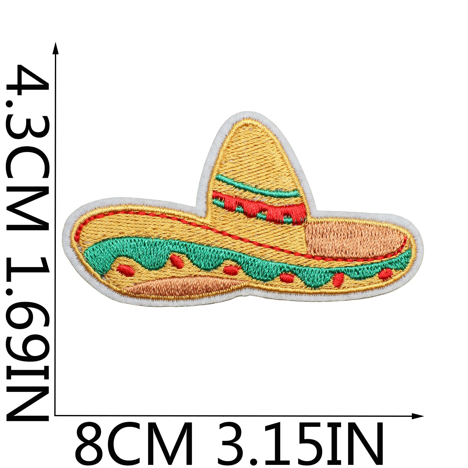 Wholesale Polyester Thread Embroidered Patch Mexico Carnival Skull Guitar Theme Clothing Decoration Gift Party Fashion Accessory
