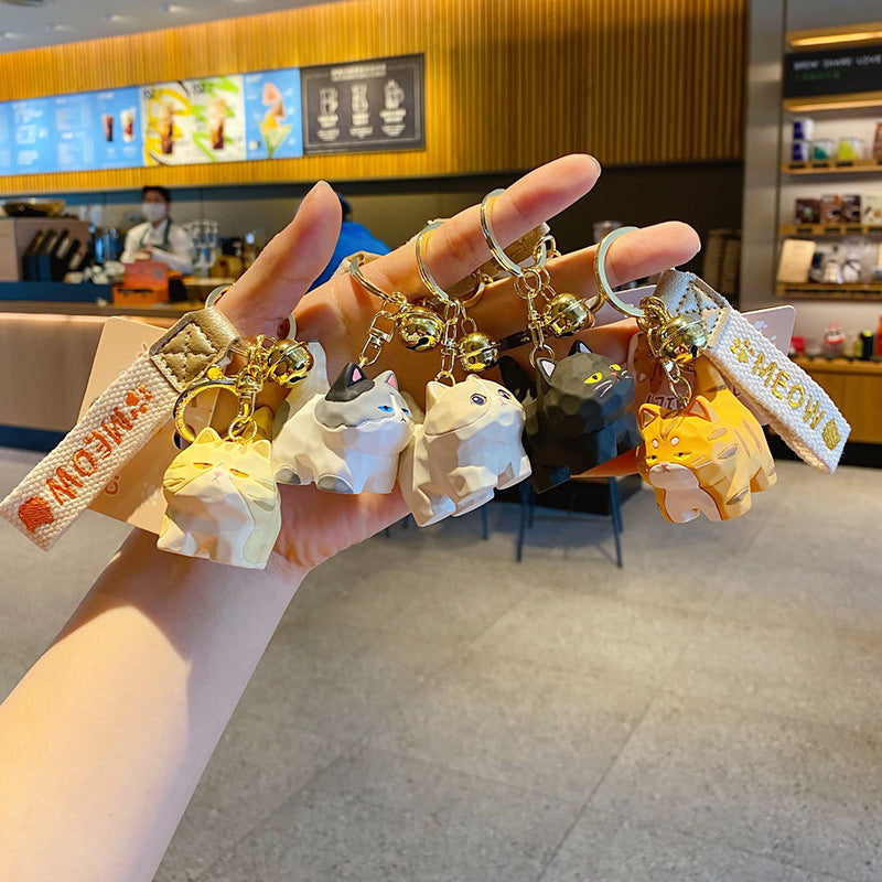 Wholesale Cat Standing Resin Keychains