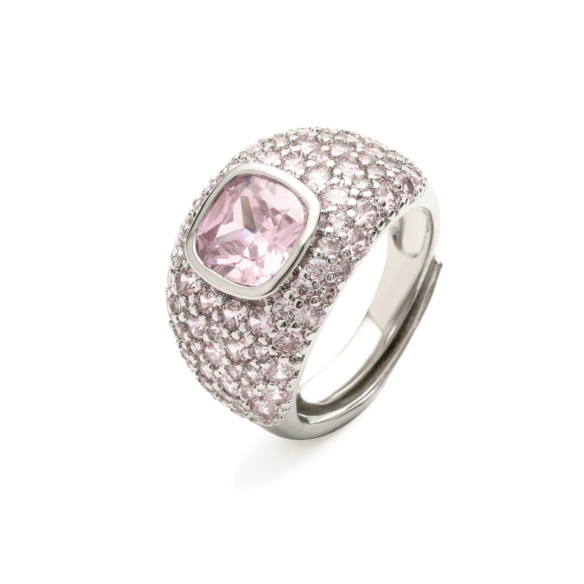 Wholesale Fashion Love Geometric Opening Adjustable Ring