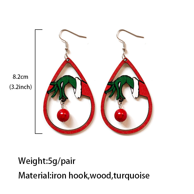 Wholesale Christmas  earrings classic ing Christmas gift earrings