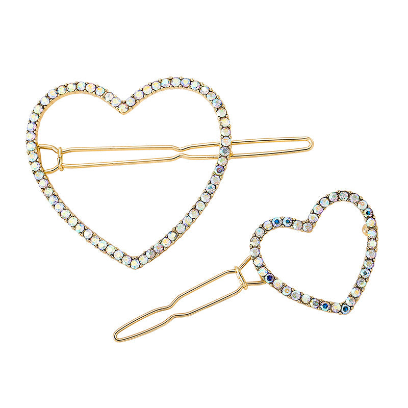 Wholesale Valentine's Day Love Diamond Alloy Hair Clips