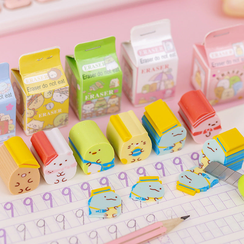Wholesale Cute Tuanzi Blind Box Eraser School Rubber Supplies