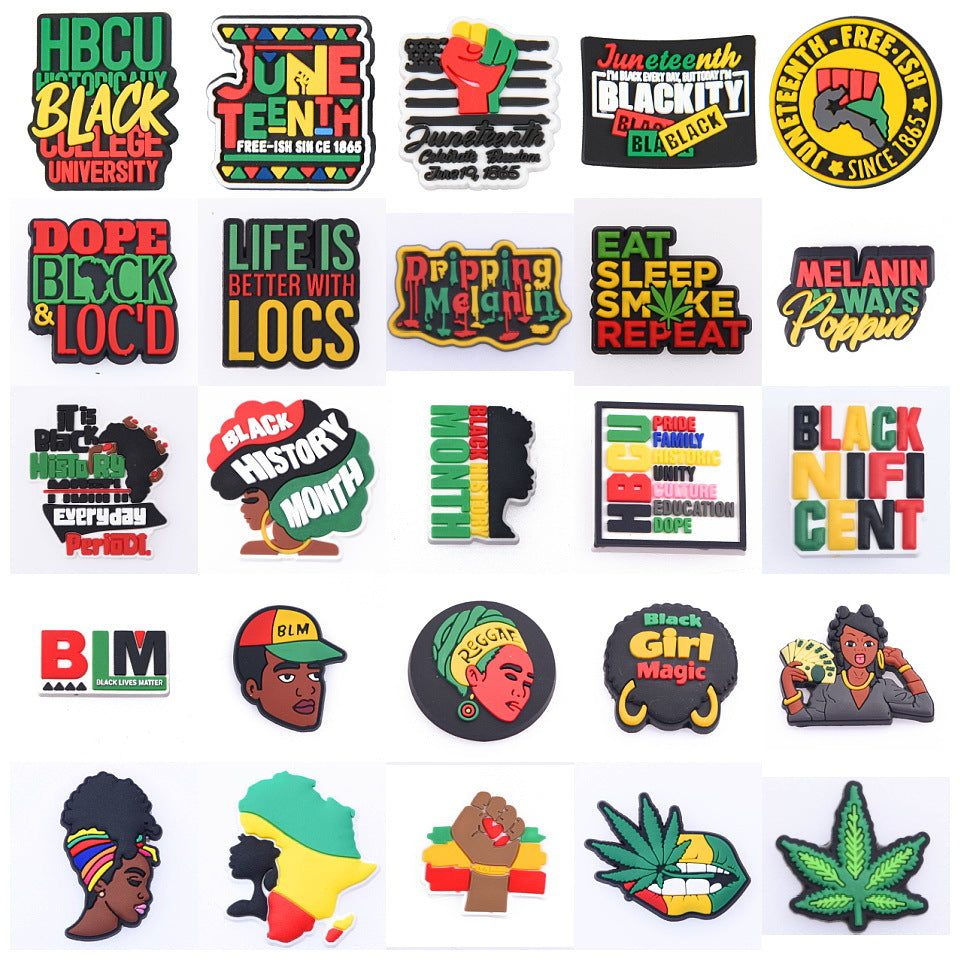 Wholesale 10PCS PVC DIY Hole Shoes Accessories