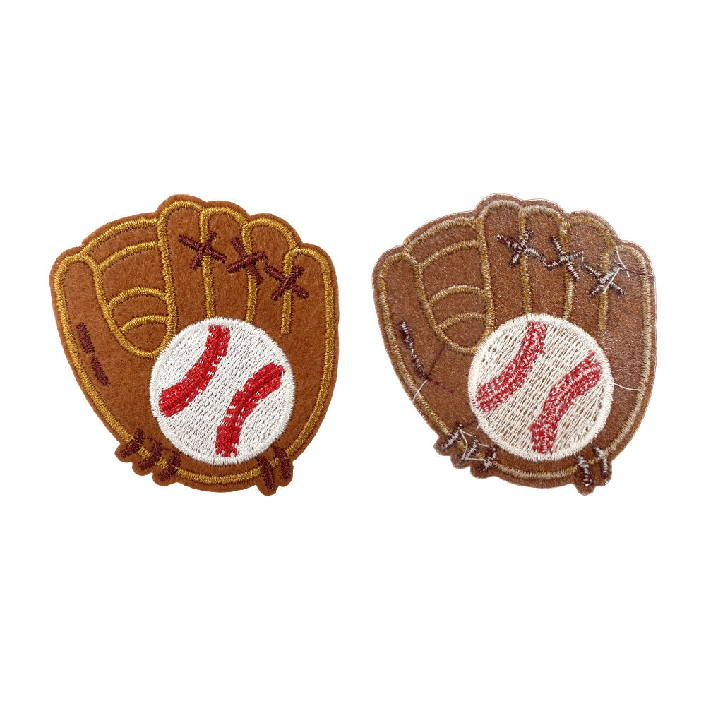 Wholesale Embroidered Iron On Baseball Glove Patch For Coats Trendy Fashion Accessory OLY Exclusive