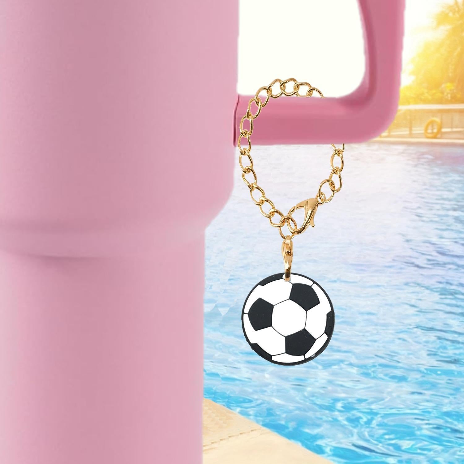 Wholesale Cute Ball Series Pendant Chain Lobster Clasp Pendant Cup Accessories