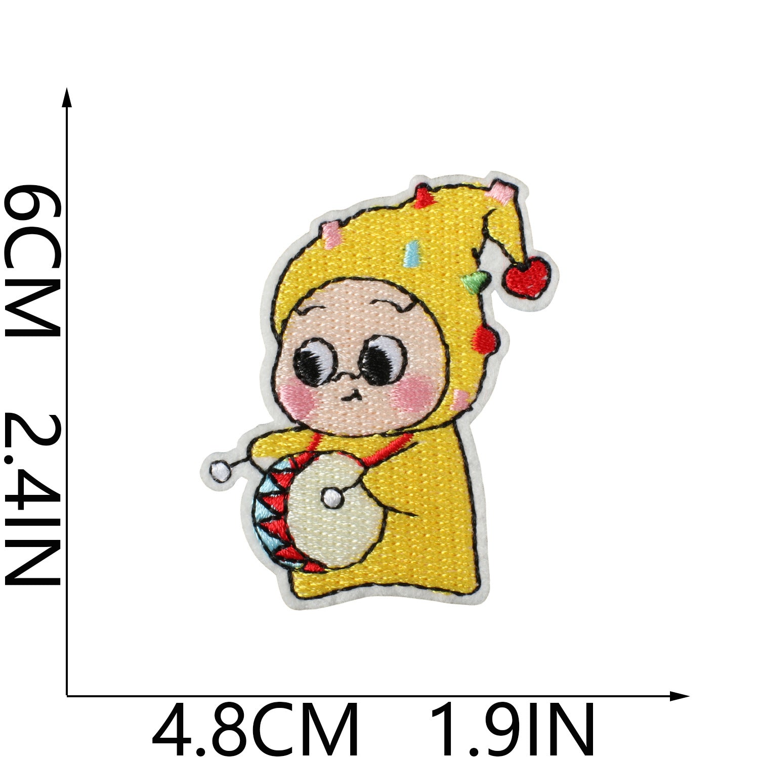 Wholesale Polyester Thread Embroidered Patch Cute Star People Bear Design Iron On DIY Decorative Accent For Clothing Bags Gift And Resale OLY Exclusive