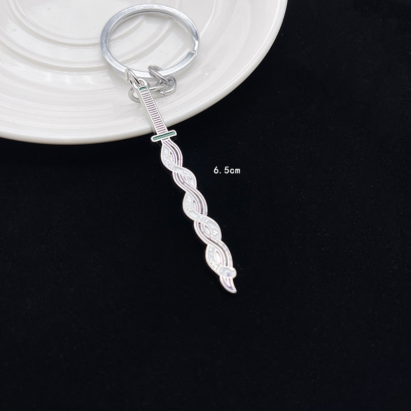 Wholesale Anime Demon Slayer Peripheral Weapons Alloy Keychains