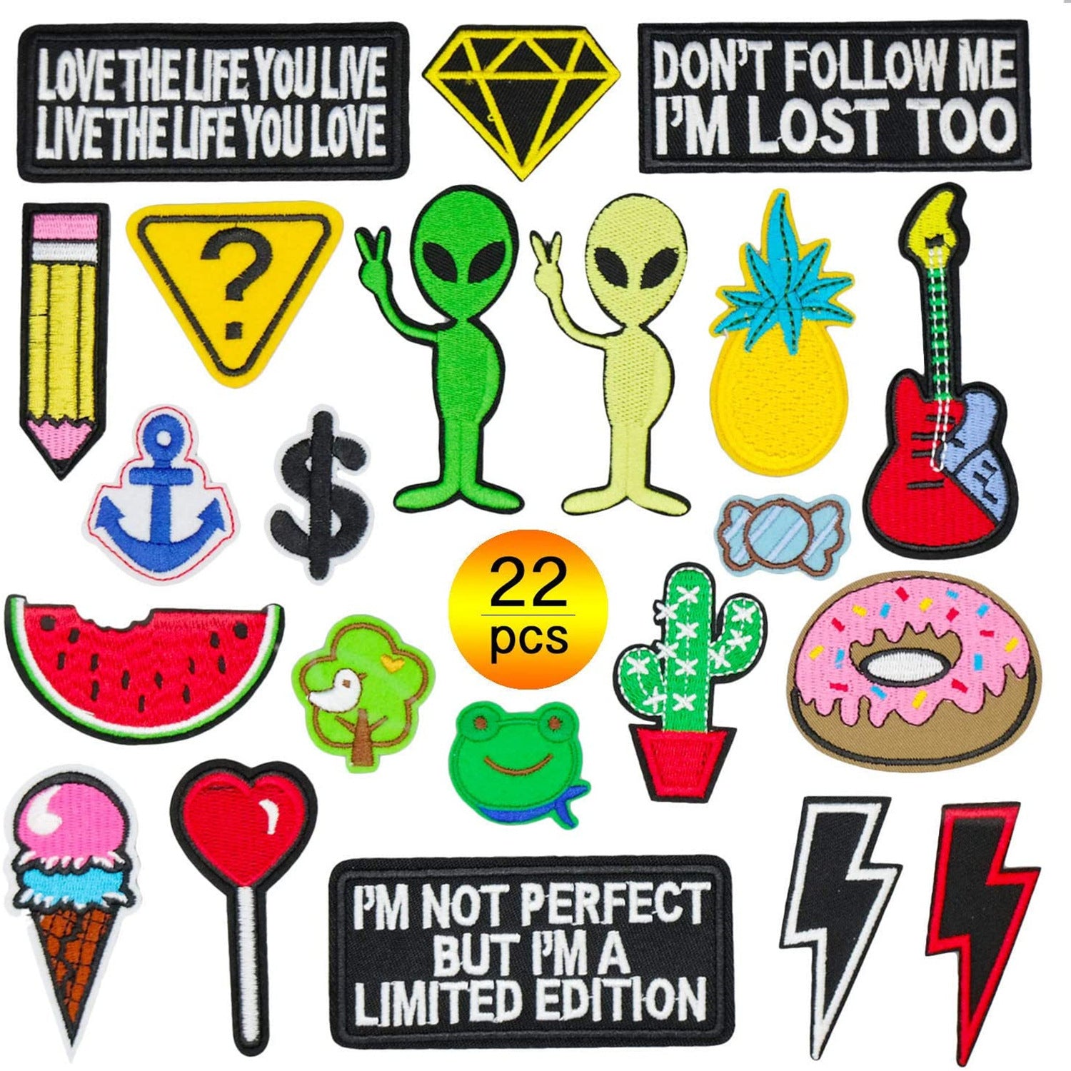 Wholesale Felt Twill Sequin Dinosaur Cartoon Patch Set For Clothing Decoration And DIY Craft Supply