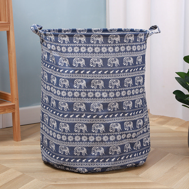 Wholesale Cotton and Linen Foldable Waterproof Storage Baskets