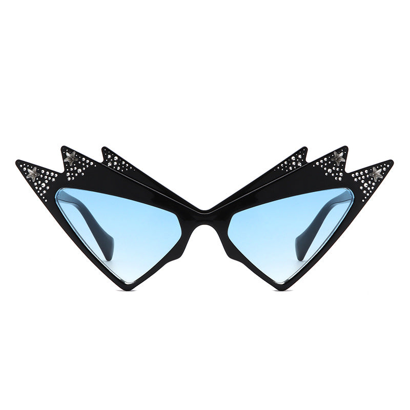 Wholesale Diamond Inlaid Butterfly PC Sunglasses