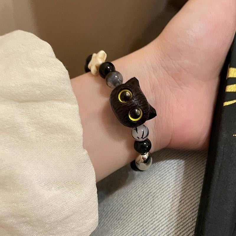 Wholesale Natural Stone Kitten Beaded Jewelry Natural stone Bracelet