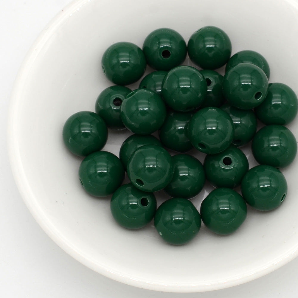 Wholesale Acrylic Iridescent Round Beads 8Mm Mixed Colors DIY Jewelry Making Fashion Accessory Craft Supply For Gifts