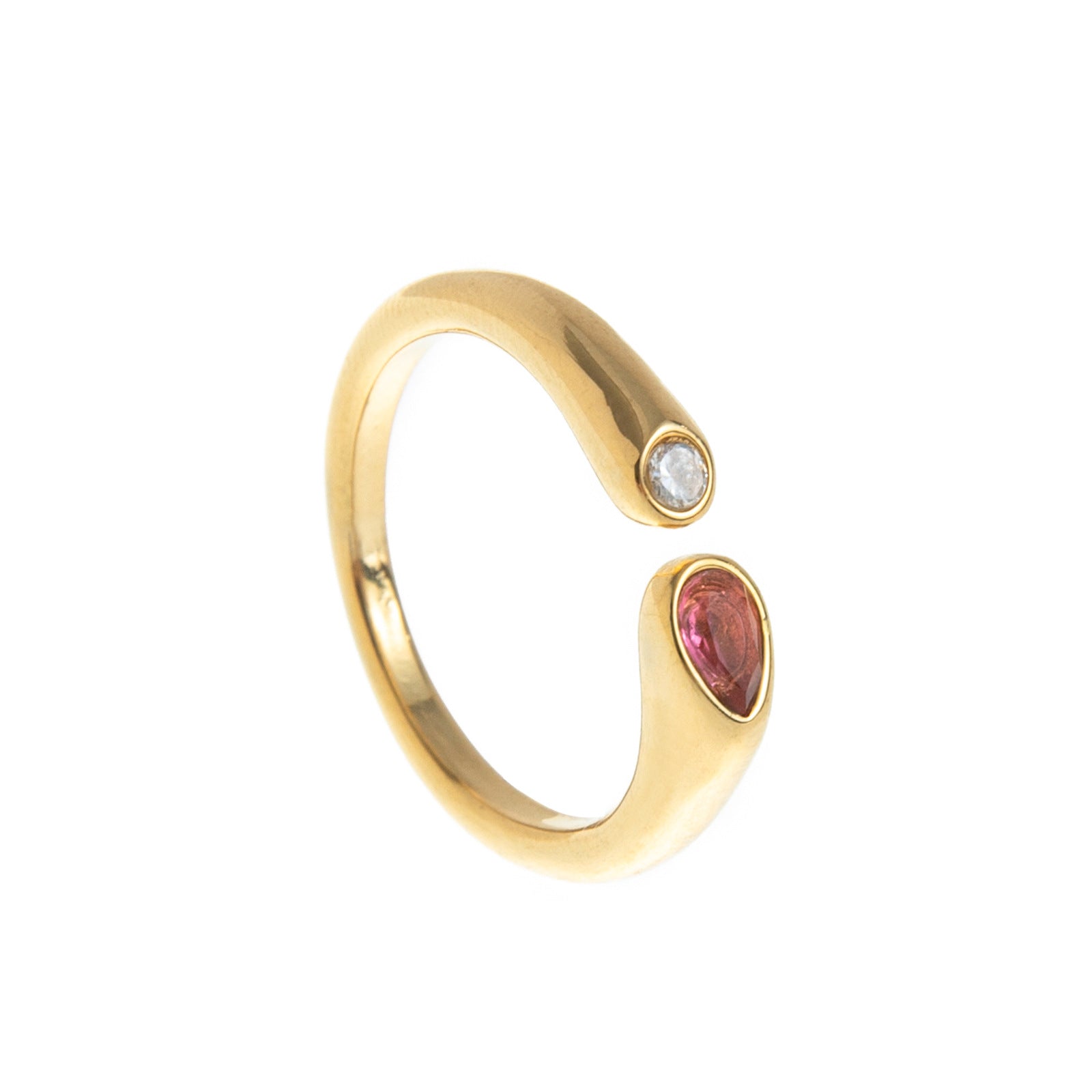 Wholesale December birthstone electroplated Titanium Steel Rings