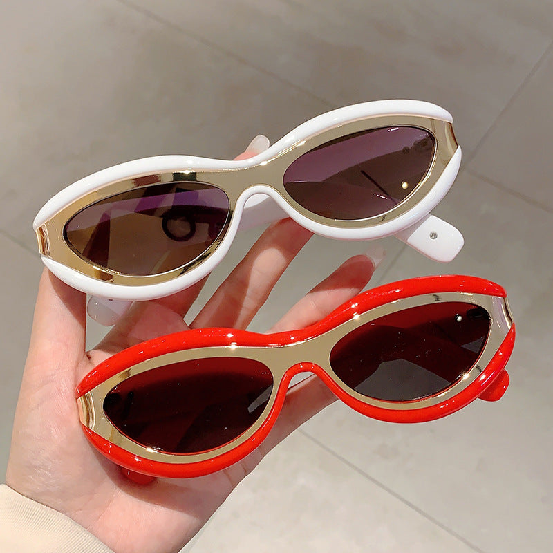 Wholesale Retro cat-eye sunglasses anti-glare sunglasses