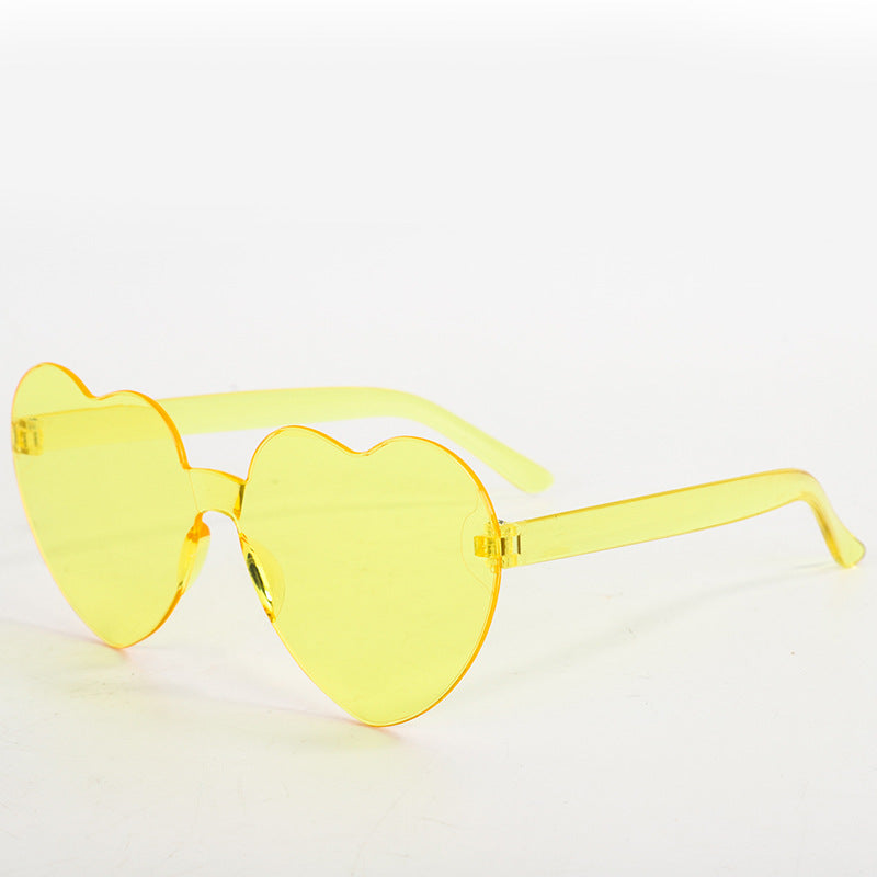 Wholesale Candy Jelly Color Love Glasses