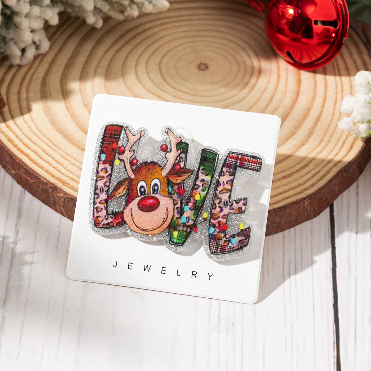 Wholesale Colorful Cute Cartoon Christmas Series Brooch