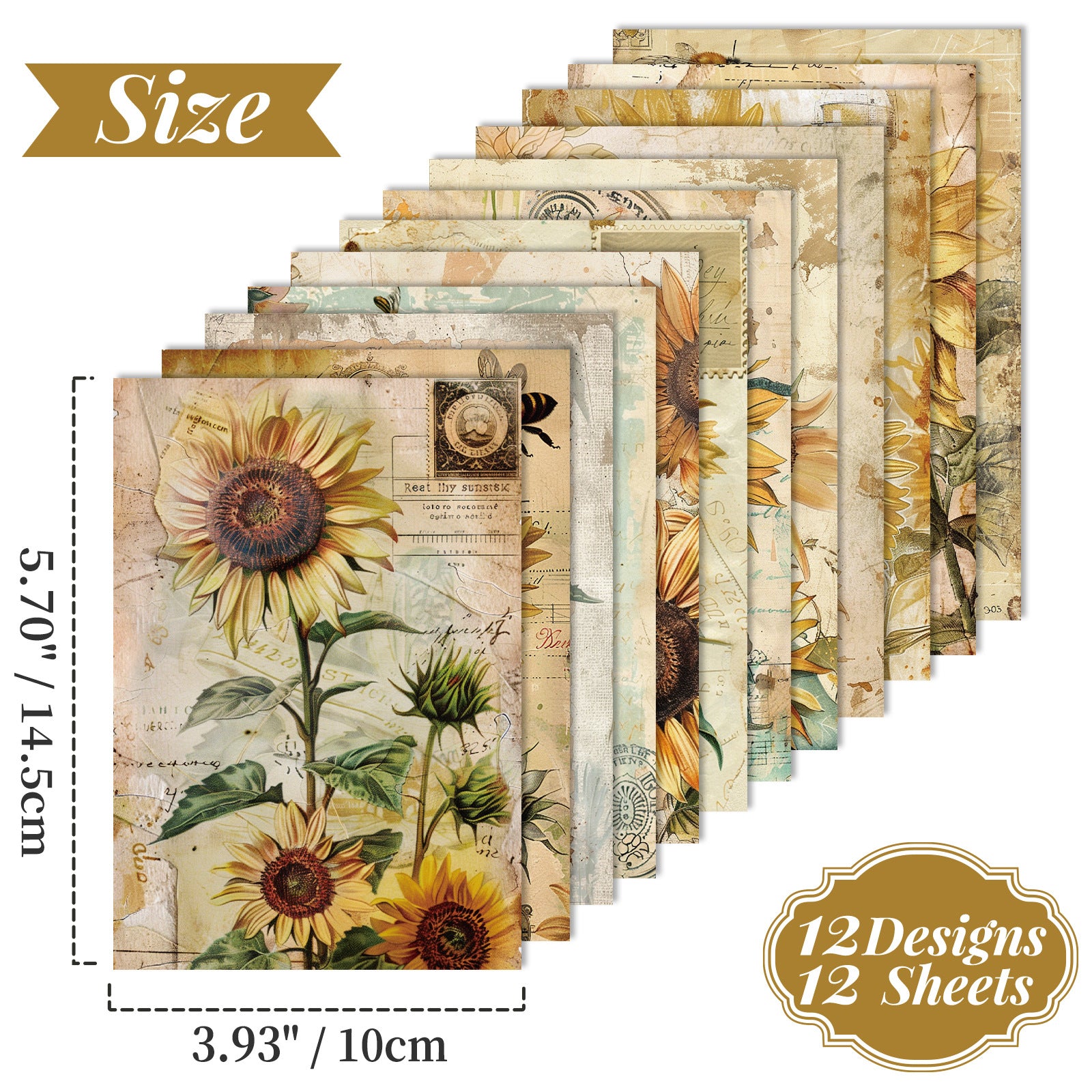 Wholesale Retro series material paper North American style DIY creative notebook background paper