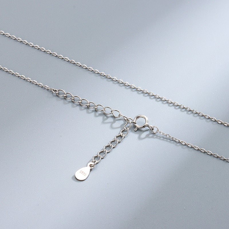 Wholesale S925 Sterling Silver Pendant Free Single Chain Box DIY Clavicle Chain
