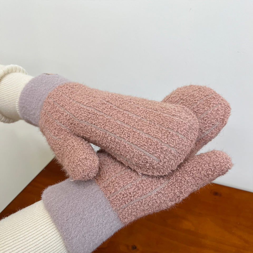 Wholesale Autumn and Winter Knitted Cold-proof Warm Gloves