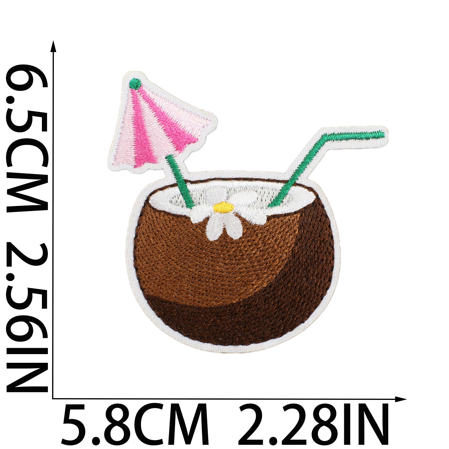 Wholesale Vacation Beach Embroidered Cloth Patch Camera Sun Sand Ball Decorative Sew On Applique For Clothing Bag Gift