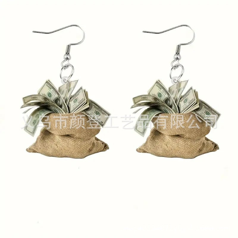 Wholesale Acrylic Flat Section Earrings