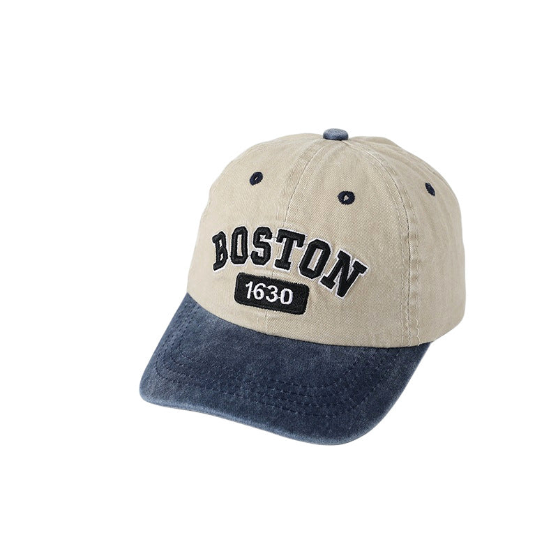 Wholesale Children's washed embroidered baseball cap