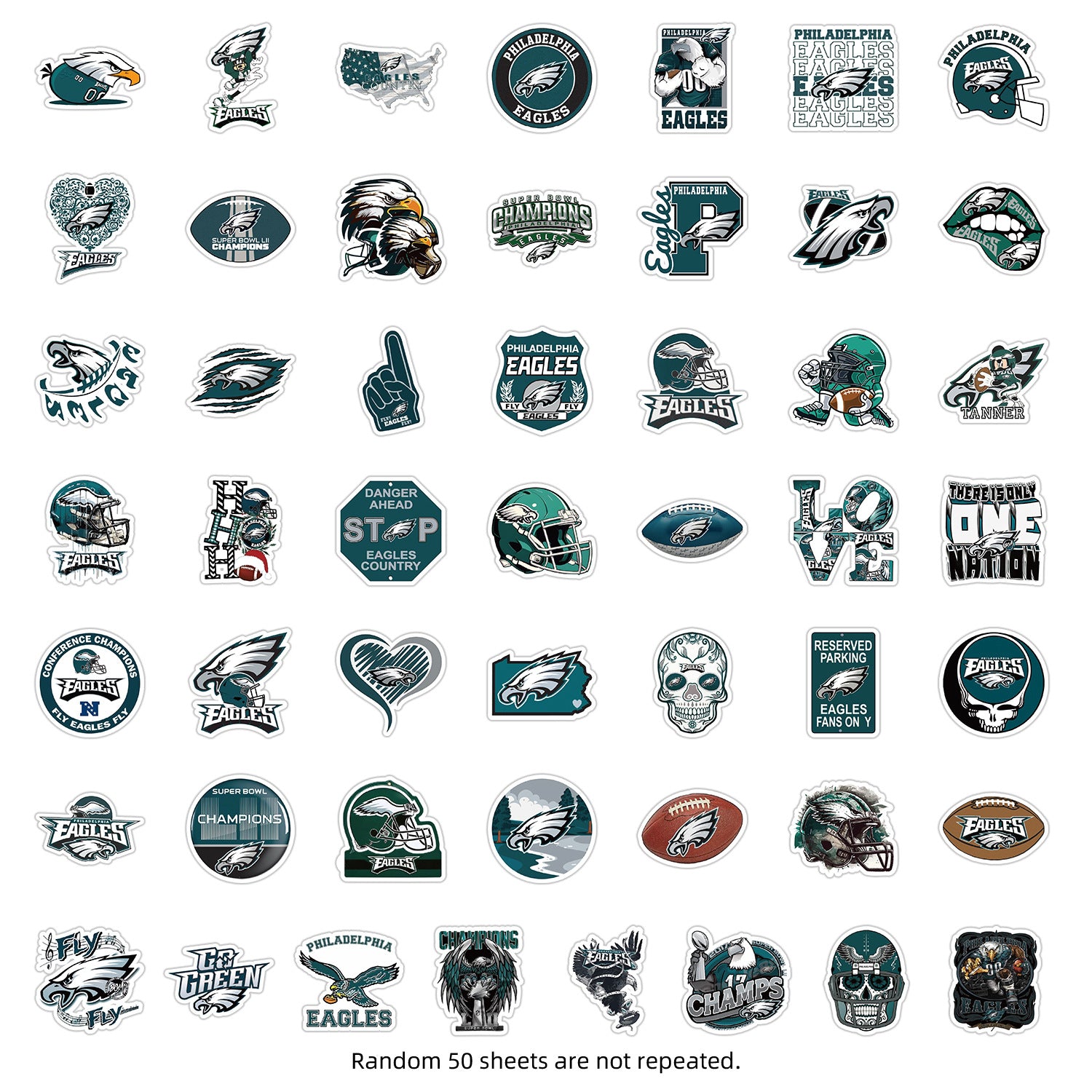 Wholesale 50pcs/pack  football graffiti stickers waterproof decorative stickers