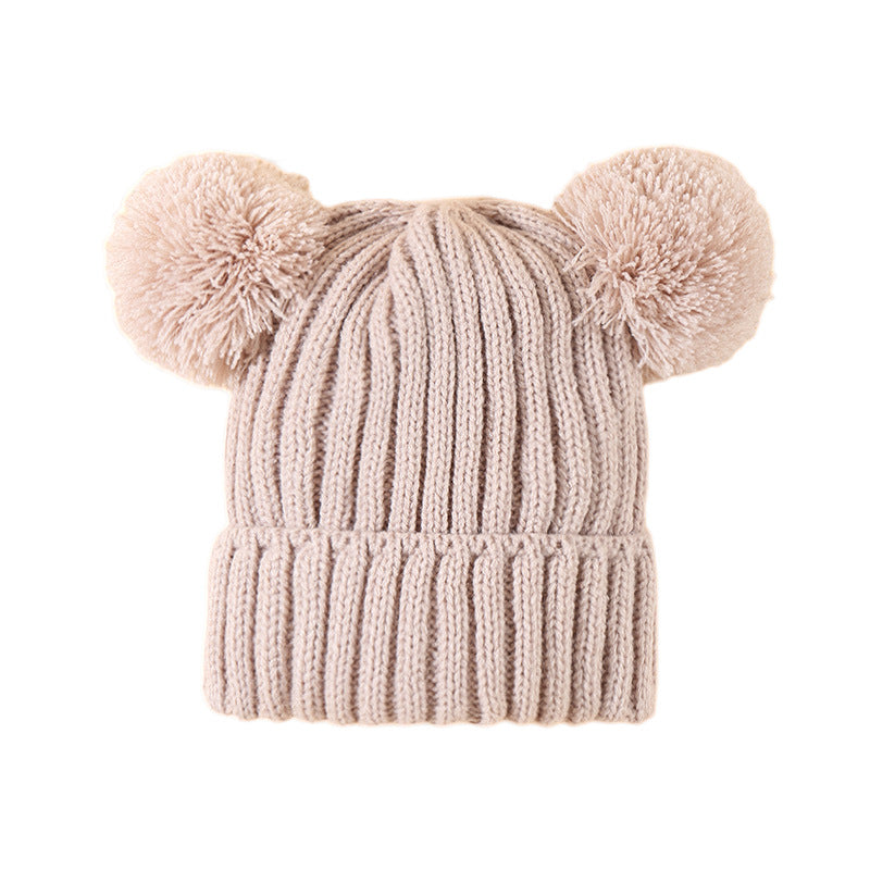 Wholesale Children's Plain Knitted Acrylic Hats