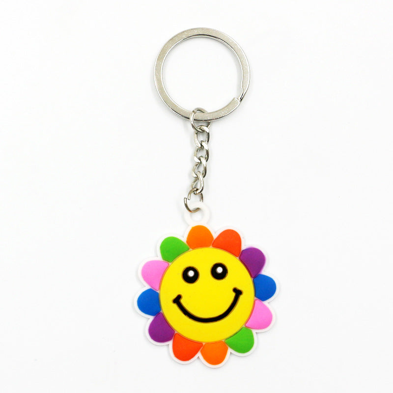 Wholesale Colorful Rainbow Valentine's Day Car Bag Keychains