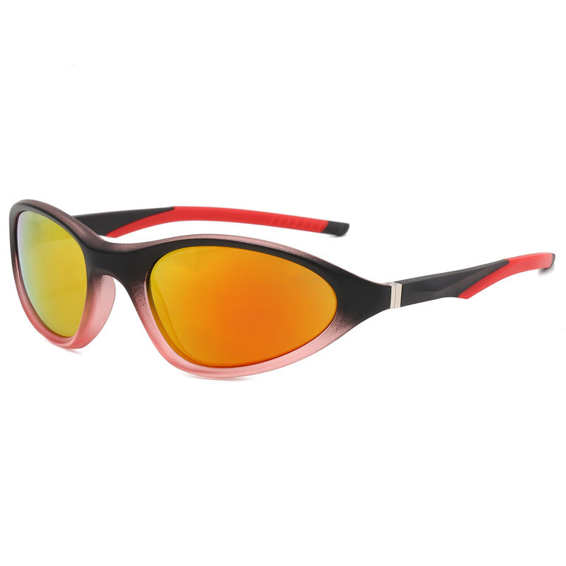 Wholesale PC New Oval Outdoor Sports Sunglasses