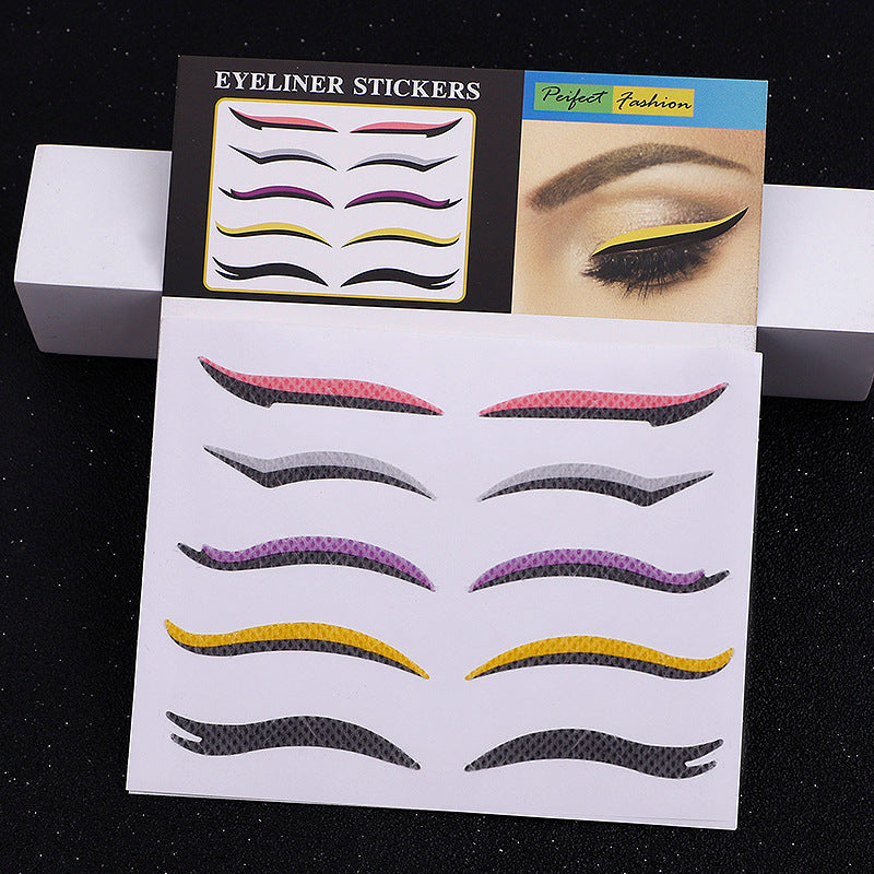 Wholesale Europe and America Eyeliner Patch Eye Shadow Cat Eye Makeup Double Eyelid Patch
