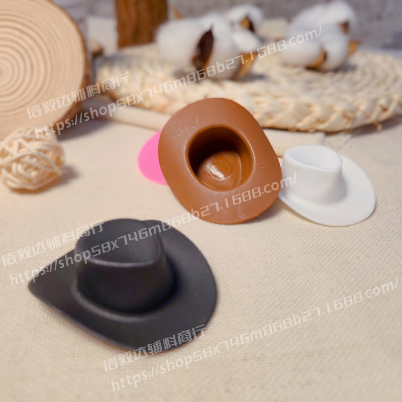 Wholesale plastic small hat Western Denim miniature scene shooting props