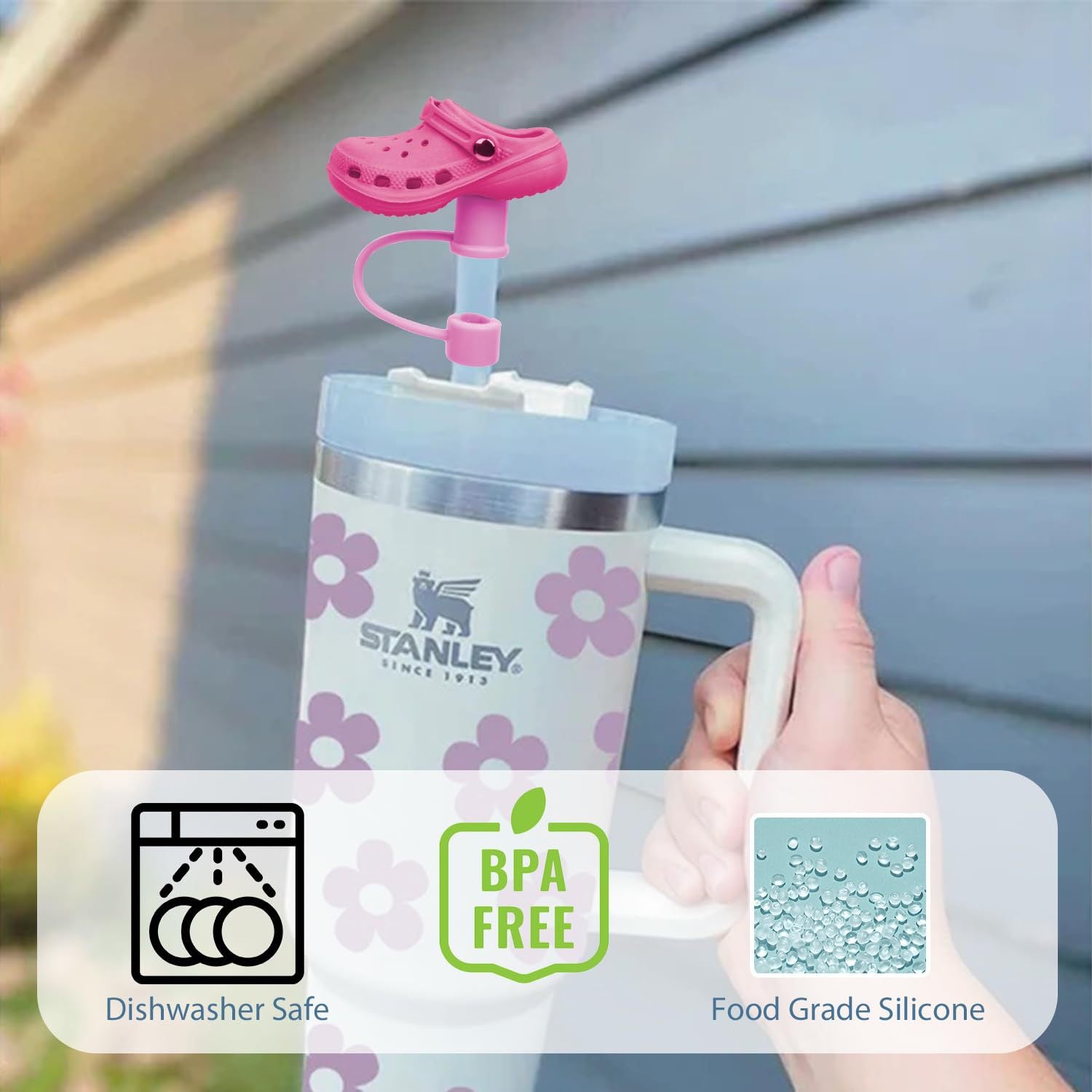 Wholesale silicone straw shoes plug