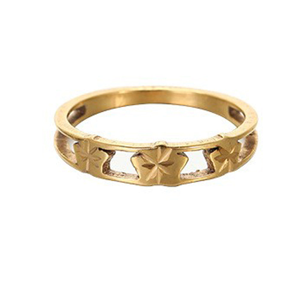 Wholesale plain titanium steel ring that won' t fade