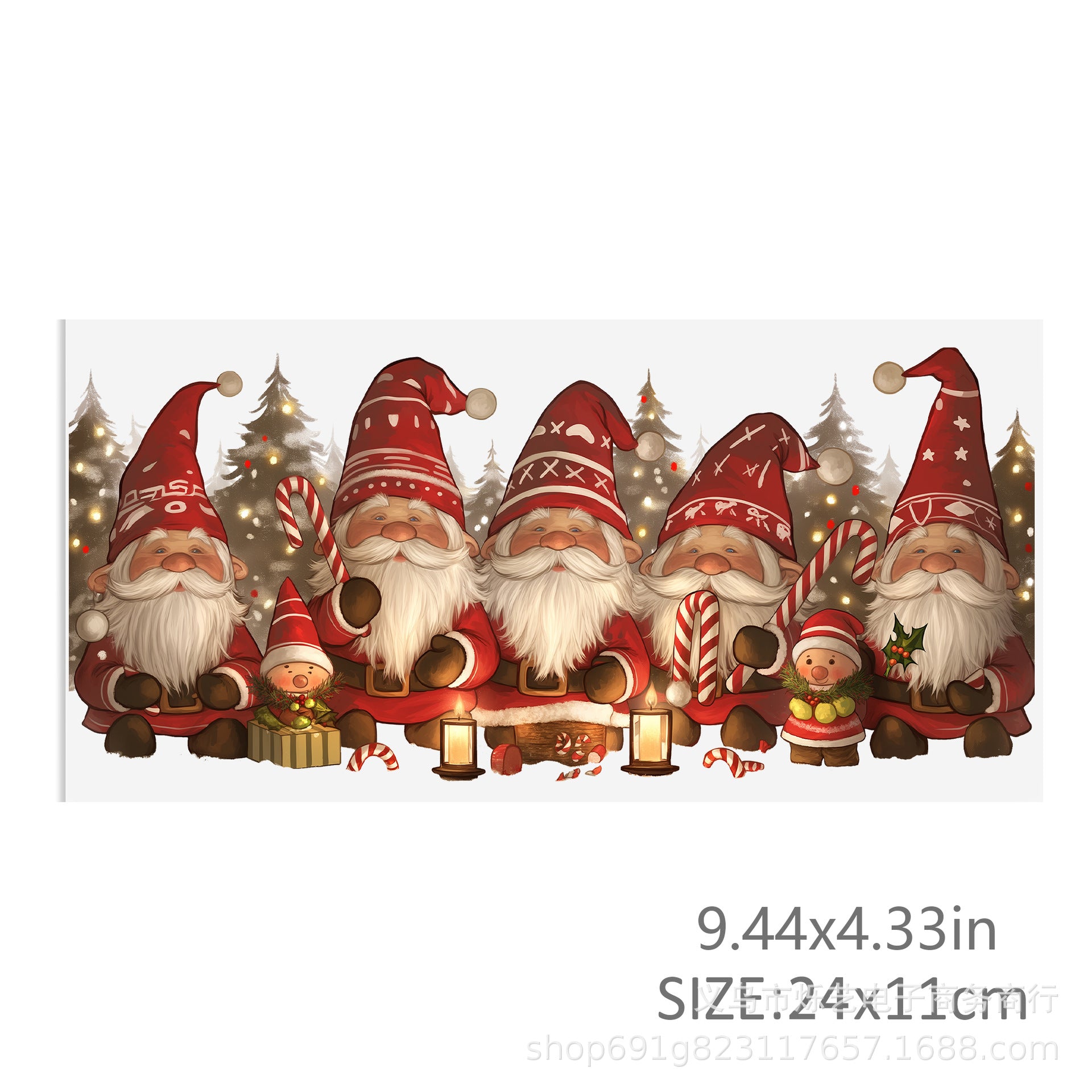 Wholesale 2pcs Christmas Collection 16oz Cup UV DTF Wraps