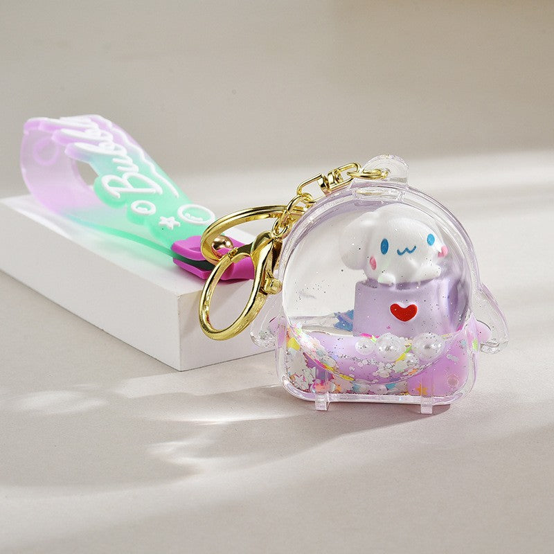 Wholesale Acrylic   Sand Keychain