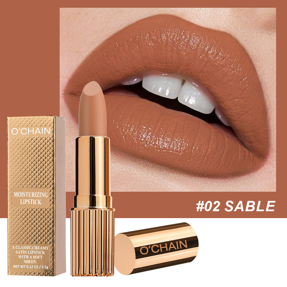 Wholesale No fading, no fading lipstick, no stain, lip plumping mirror moisturizing lipstick