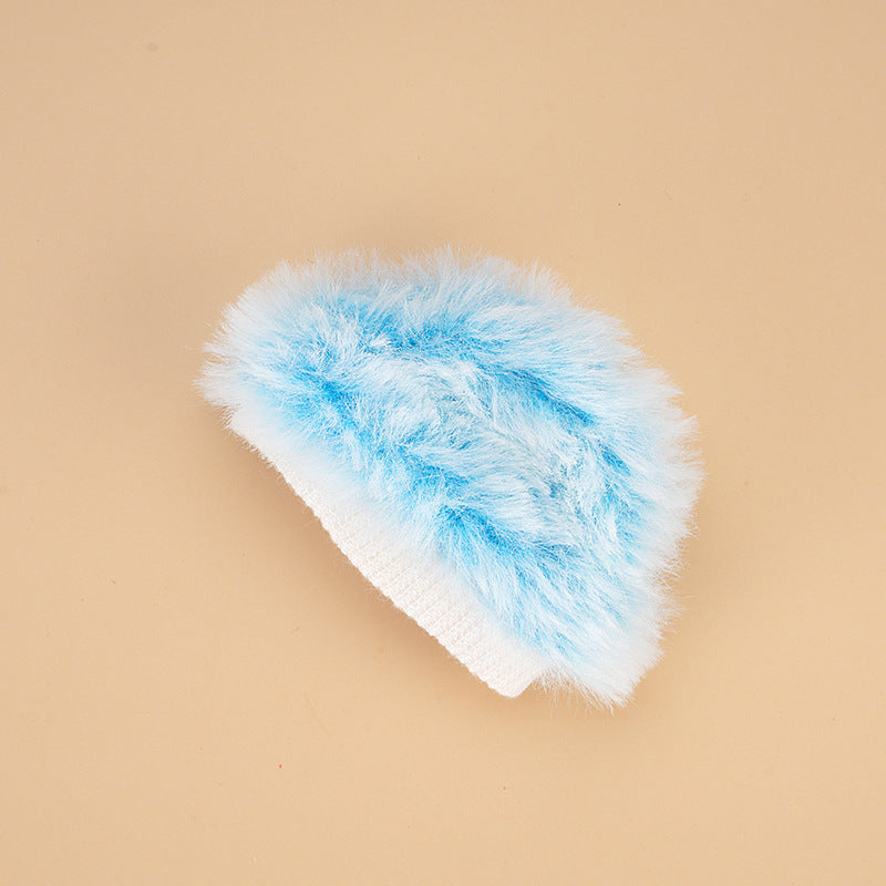 Wholesale Fashionable Plush Hat with Tag for 6-Inch Doll Casual Versatile Doll Clothes Suitable for Teenage Boys And Girls
