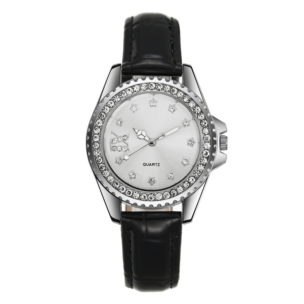 Wholesale Diamond Studded Steel Band Bracelet Watch