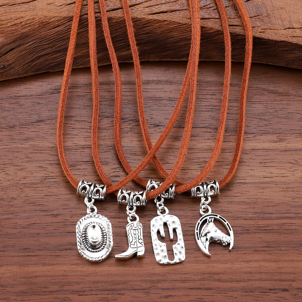 Wholesale Western Cowboy Retro Imitation Alloy Necklace