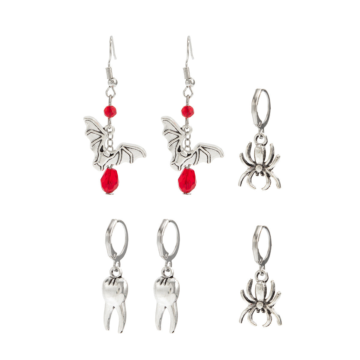 Wholesale  skull cross earrings