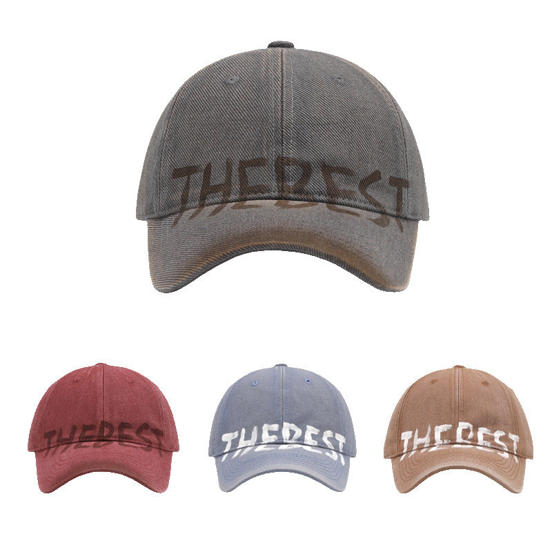 Wholesale Spring Letter Graffiti All-match Outdoor Curved Eaves Soft Top Baseball Hat