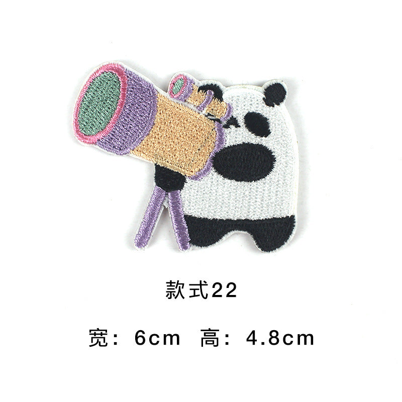 Wholesale Modern Astronaut Planet Embroidered Patch Self Adhesive Cloth Decorative Patch For Clothing Shoes And Bags Fashion Accessory